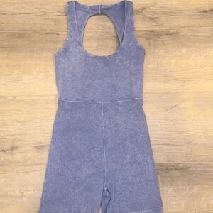 Aerie Offline Athletic Jumpsuit- Blue Women’s size M